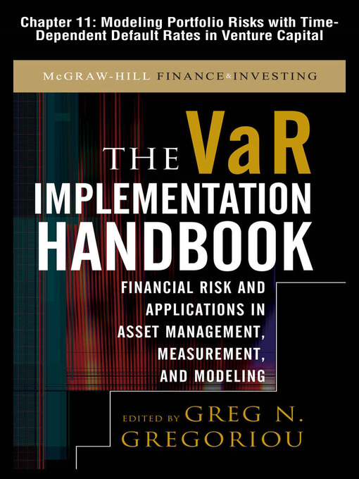 Title details for Modeling Portfolio Risks with Time-Dependent Default Rates in Venture Capital by Greg N. Gregoriou - Available